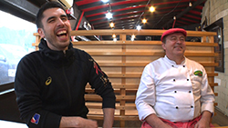 土井杏利選手・木村昌丈選手（ハンドボール）