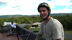 中村輪夢選手　ローガン・マーティン選手（ＢＭＸ）