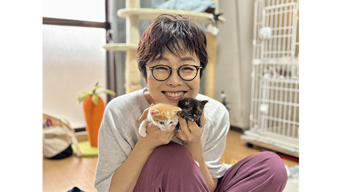 有働由美子が生まれたて赤ちゃん猫の“ミルクボランティア”へ！松下洸平