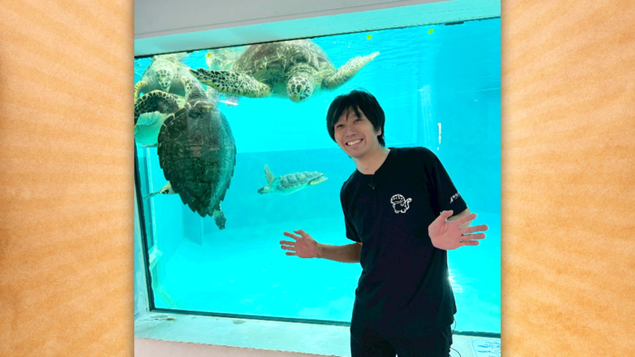 沖縄で“水族館巡りの神”が“水槽スポット”巡り！個性的な水槽は飲食店や