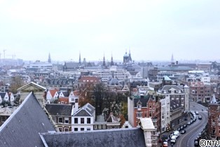 今のアムステルダムの眺め