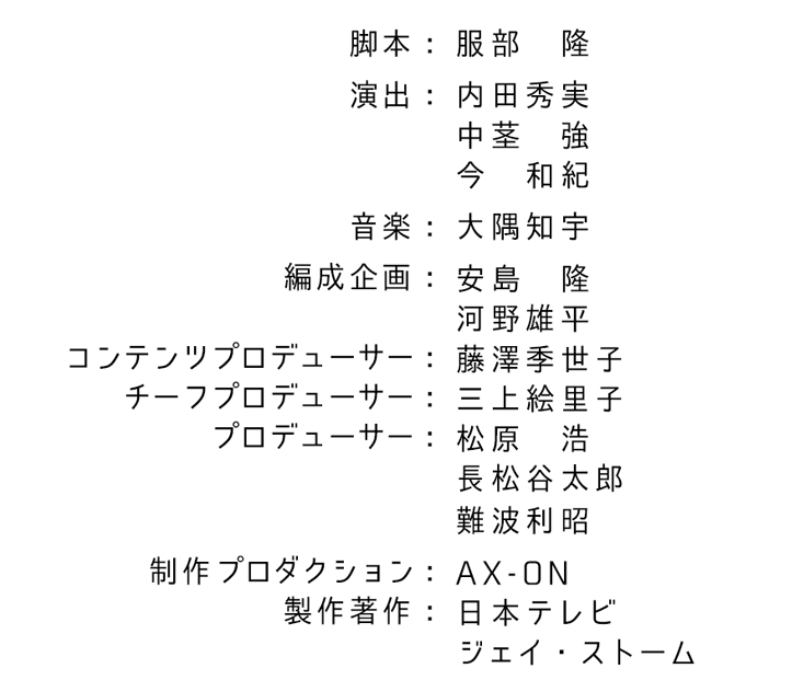 キャスト・スタッフ｜サムライカアサン｜日本テレビ