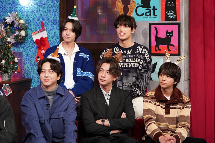 『タイムセール』クリスマス☆リースにちょこんパンダさん timelesz＆三浦翔平＆おばたのお兄さんのクリスマス会！「ワンワード