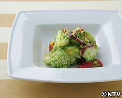 もこみち流　タコとセロリとカリフラワーのサラダ ～グリーンドレッシング～