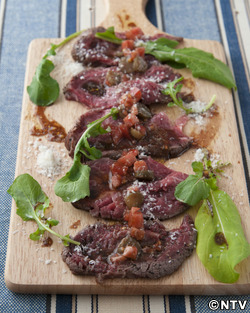 もこみち流 牛フィレ肉のカルパッチョ