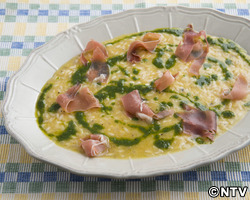 もこみち流 チーズリゾット~バジルソース~