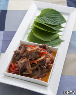 もこみち流　タイ風牛肉の炒めもの