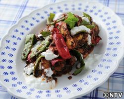 もこみち流　トルコ風揚げ野菜　～トマトソース和え～