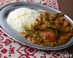 もこみち流　オクラたっぷりカレー
