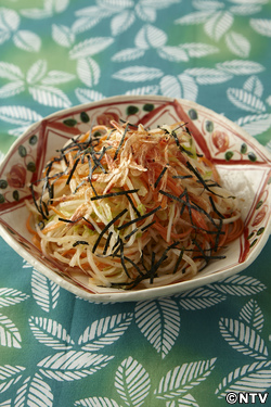もこみち流 桜エビと大根のサラダ