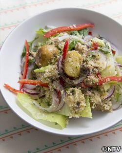 もこみち流　じゃがいもときのこのクスクスサラダ