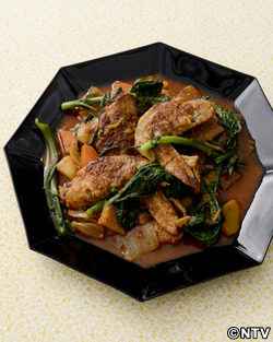 もこみち流　鶏手羽のキムチ煮