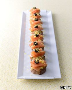 もこみち流　サーモンカナッペ