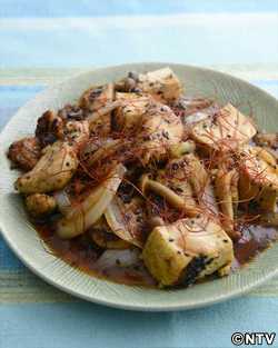 もこみち流 鶏むね肉の韓国風しょうが焼き