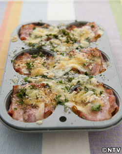 もこみち流 ポテトとチーズのミルフィーユ ~ベーコン包み焼き~