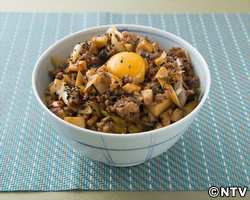 もこみち流 豚ひきのピリ辛丼