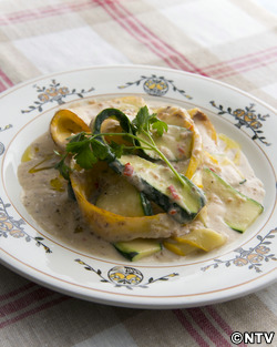 もこみち流　ズッキーニのクリーム煮