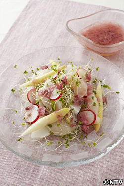 もこみち流 桜ドレッシングのサラダ