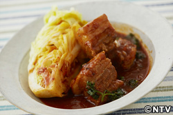 もこみち流　キャベツと豚肉の和風シチュー