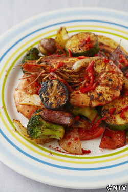 もこみち流 カラフルケイジャンシュリンプ