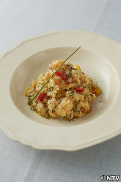 もこみち流 シュリンプとパプリカのリゾット