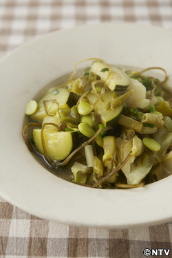 もこみち流 夏野菜の和風スープ