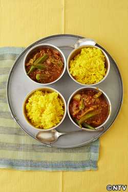 もこみち流　鶏ひき肉とオクラのトマトカレー