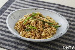 もこみち流　豚ひき肉と焦がし ねぎしょうゆチャーハン