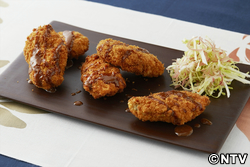 もこみち流　アジとエビのすり身フライ