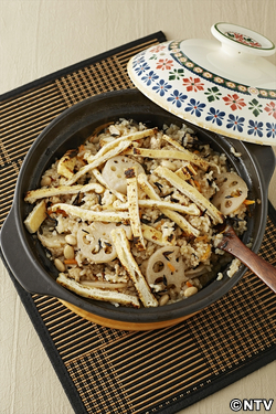 もこみち流 ひじきと大豆の玄米炊き込みごはん