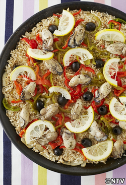 もこみち流 カキのパエリア