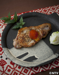 もこみち流　豚ロースのみそ漬け焼き