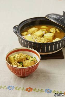 もこみち流 鶏の団子入りカレー鍋