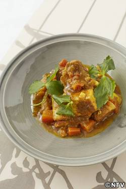 もこみち流　豚バラ肉と豆腐のカレー