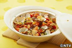 もこみち流　アサリとトマトの炊き込みごはん