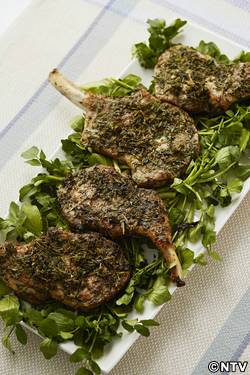 もこみち流 骨つきポークのハーブ焼き