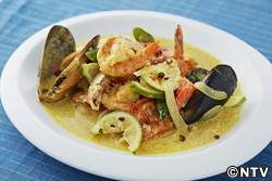 もこみち流　中華風　シーフードのココナツカレー