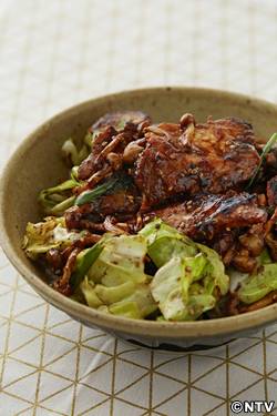 もこみち流 みそ漬けポークソテー丼
