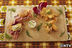 もこみち流 フライドサーモンバーガー