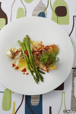 もこみち流　魚介のソテー〜ライムチリソース〜