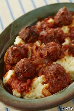 もこみち流 ミートボール煮込みがけマッシュポテト