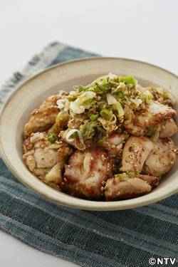 もこみち流　鶏肉のねぎ塩丼