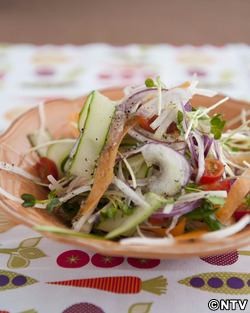 もこみち流　細切りサラダ