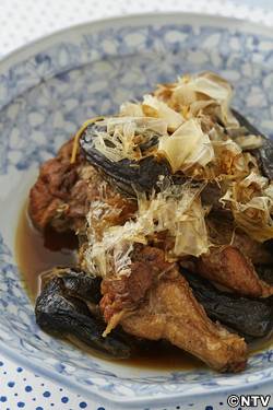 もこみち流　まるごとなすと鶏肉の煮物