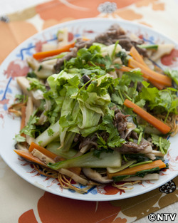 もこみち流　牛肉炒麺〜牛肉のあんかけ焼きそば