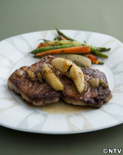 もこみち流 豚ロース肉のソテー 〜ラ・フランスソース