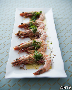 もこみち流 エビの殻焼き