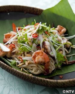 もこみち流 エビとイカのタイ風焼きそば