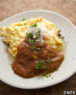 もこみち流　数種類のきのこのオムレツ