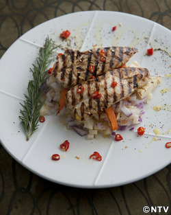 もこみち流　焼きささみのマリネ